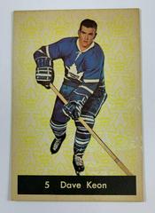 Dave Keon #5 Hockey Cards 1961 Parkhurst Prices