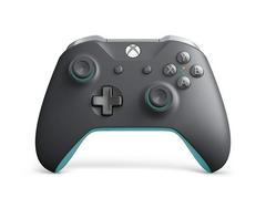 Front | Xbox One Grey & Blue Controller Xbox One