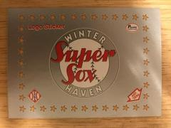 Super Sox Logo Sticker Baseball Cards 1990 Pacific Senior League Prices