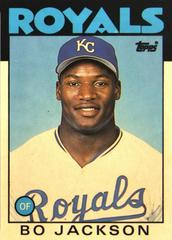 Bo Jackson #50T Baseball Cards 1986 Topps Traded Tiffany Prices