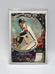Nolan Ryan #SS-24 Baseball Cards 2023 Topps Allen & Ginter Spotless Spans Prices