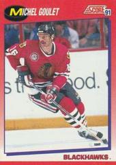 Michel Goulet [Bilingual] #201 Hockey Cards 1991 Score Canadian Prices