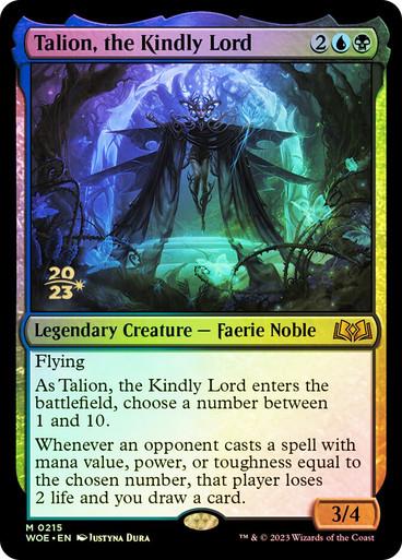 Talion, The Kindly Lord [Prerelease] #215 Magic Wilds of Eldraine