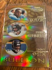 Fred Taylor Mark Brunell  Jimmy Smith #B4 Football Cards 2000 Topps Gold Label Bullion Prices