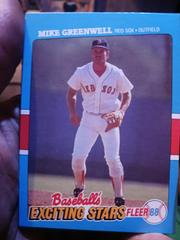 Mike greenwell #16 Baseball Cards 1988 Fleer Exciting Stars Prices