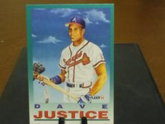  1992 Donruss #327 David Justice NM-MT Atlanta Braves Baseball :  Collectibles & Fine Art