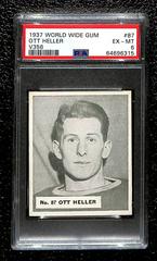 Ott Heller Hockey Cards 1937 V356 World Wide Gum Prices