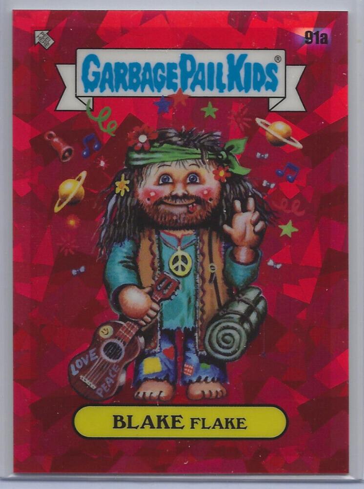 BLAKE Flake [Red] #91a Prices | Garbage Pail Kids 2021 Sapphire | GPK Cards