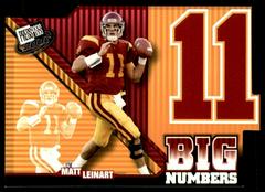 Matt Leinart [checklist] #BN-33 Football Cards 2006 Press Pass Big Numbers Prices