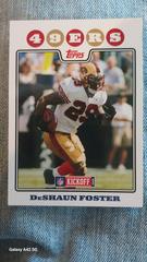 DeShaun Foster #127 Football Cards 2008 Topps Kickoff Prices