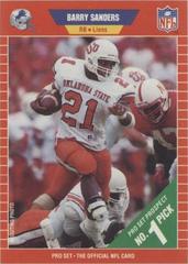 Barry Sanders #494 Football Cards 1989 Pro Set Prices