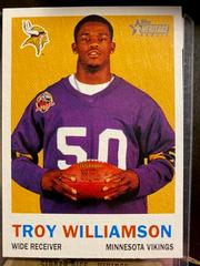 Troy Williamson [1958 Topps Design] #341 Football Cards 2005 Topps Heritage Prices