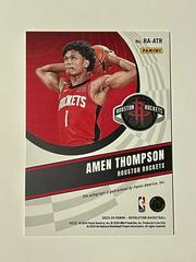 Amen Thompson [Autograph] #RA-ATR Baseball Cards 2023 Panini Chronicles Revolution Prices