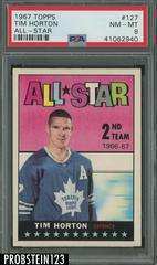 Tim Horton [All Star] Hockey Cards 1967 Topps Prices