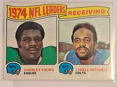 1974 NFL Leaders: Receiving Football Cards 1975 Topps Prices