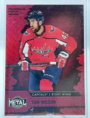 Tom Wilson [Red] #75 Hockey Cards 2020 Skybox Metal Universe Prices