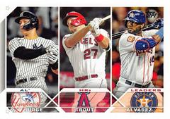 Aaron Judge, Mike Trout, Yordan Alvarez #246 Baseball Cards 2023 Topps Prices