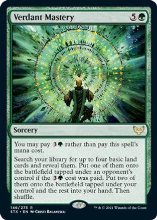 Verdant Mastery [Foil] Magic Strixhaven School of Mages