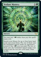 Verdant Mastery [Foil] Magic Strixhaven School of Mages Prices