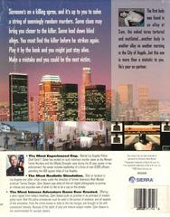 Back Cover | Police Quest: Open Season [Big Box] PC Games