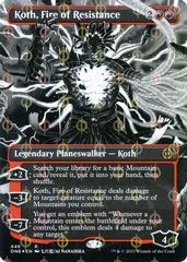 Koth, Fire of Resistance [Borderless] Magic Phyrexia: All Will Be One Prices