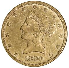 1890 Coins Liberty Head Gold Eagle Prices
