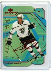 Quinton Byfield [Green] Hockey Cards 2021 Upper Deck MVP Colors and Contours Prices