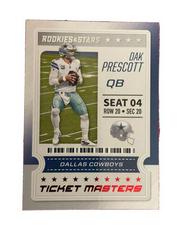 Dak Prescott #10 Football Cards 2020 Panini Rookies & Stars Ticket Masters Prices
