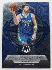 Luka Doncic #7 Basketball Cards 2022 Panini Mosaic Epic Performers Prices