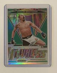 Robert Whittaker [Green] #10 Ufc Cards 2021 Panini Prizm UFC Fearless Prices