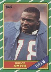 Bruce Smith Football Cards 1986 Topps Prices