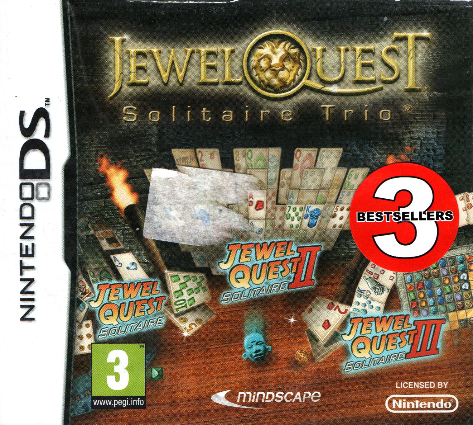 Jewel Quest Solitaire Trio PAL Nintendo DS