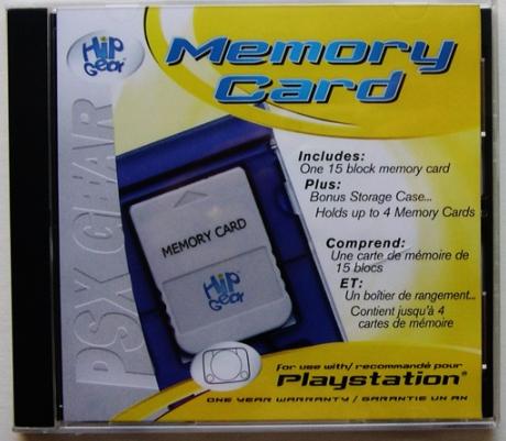 Hip Gear Memory Card PSX Gear Playstation