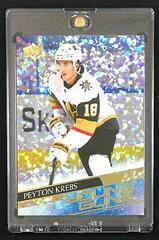 Peyton Krebs [Speckled Rainbow] Hockey Cards 2020 Upper Deck Prices