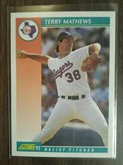 Terry Mathews [No Rookie Prospect] #737 Baseball Cards 1992 Score Prices