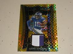 Justin Jefferson [Gold Prizm] Football Cards 2020 Panini Select Rookie Swatches Prices