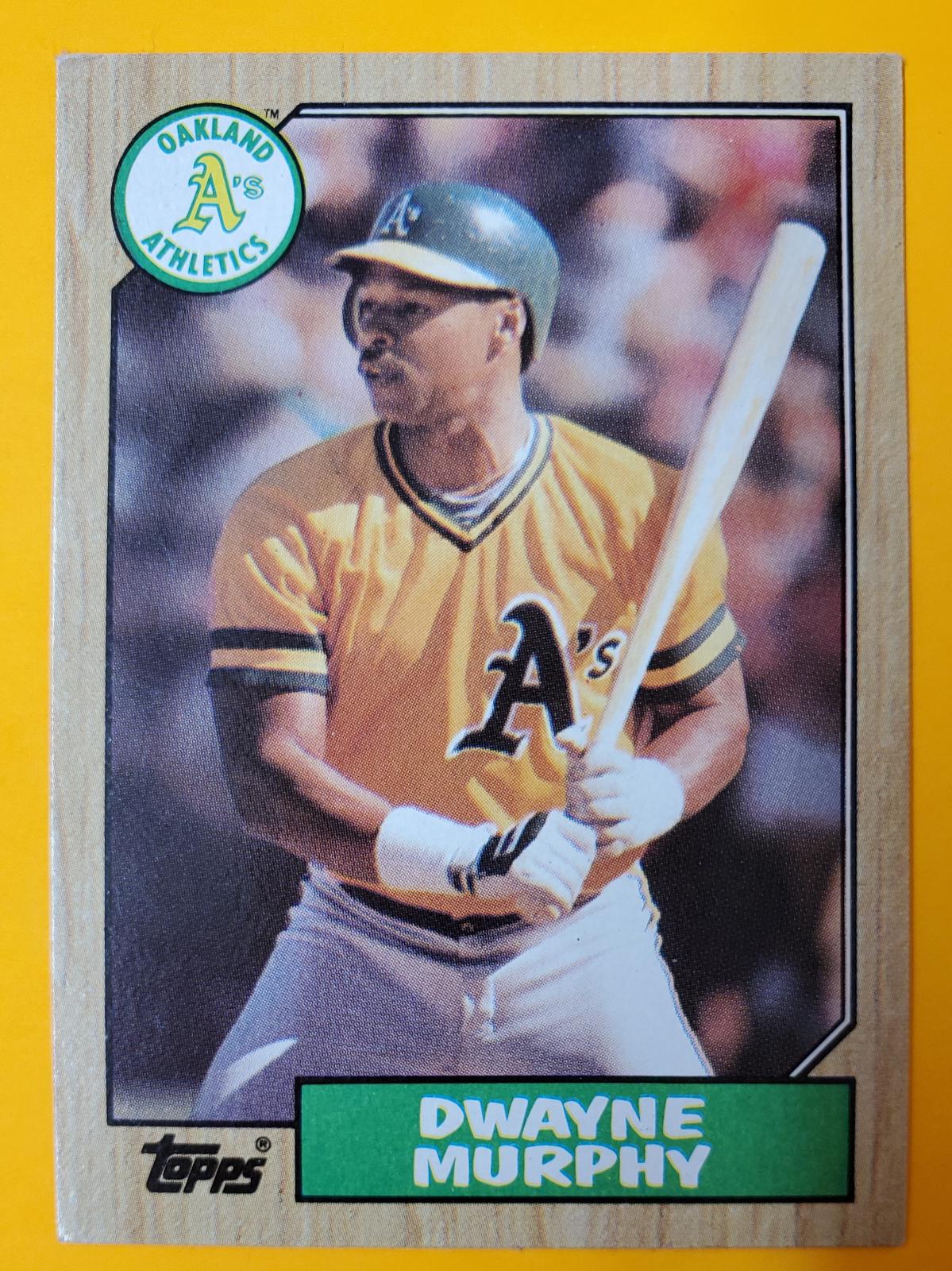 Dwayne Murphy Ungraded 1987 Topps Tiffany 