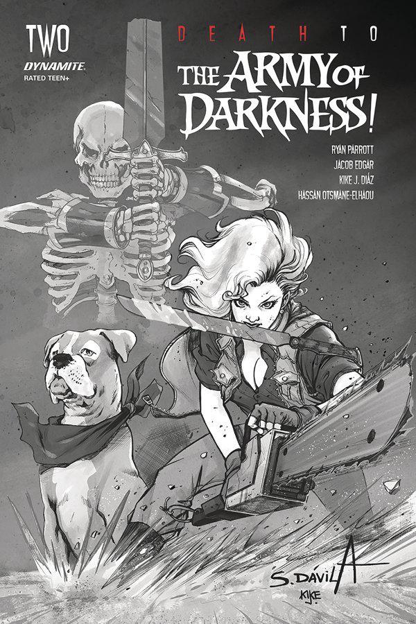 Death to the Army of Darkness [Davila Black White] #2 (2020) Comic Books Death to the Army of Darkness