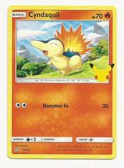 Cyndaquil Holo - McDonald's Collection 2021 Pokémon card 10/25