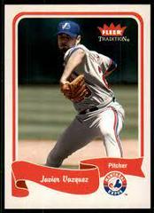 Javier Vazquez #103 Baseball Cards 2004 Fleer Tradition Prices