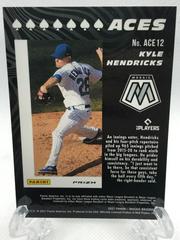 Back Of Card | Kyle Hendricks Baseball Cards 2021 Panini Mosaic Aces