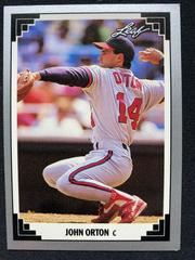 John Orton Baseball Cards 1991 Leaf Prices