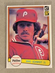 Mike Schmidt #294 Baseball Cards 1982 Donruss Prices