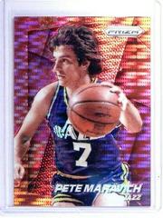Pete Maravich [Red Pulsar Prizm] Basketball Cards 2014 Panini Prizm Prices