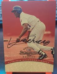 Vladimir Guerrero #44 Baseball Cards 1997 Panini Donruss Signature Prices