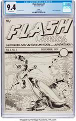 Flash Comics [Ashcan] #1 (1939) Comic Books Flash Comics Prices