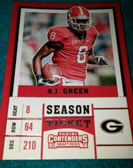 A.J. Green #1 Football Cards 2017 Panini Contenders Draft Picks Prices