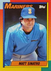 Matt Sinatro #115T Baseball Cards 1990 Topps Traded Tiffany Prices