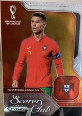 Cristiano Ronaldo #7 Soccer Cards 2022 Panini Prizm World Cup Scorers Club Prices