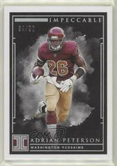Adrian Peterson [Silver] #60 Football Cards 2019 Panini Impeccable Prices